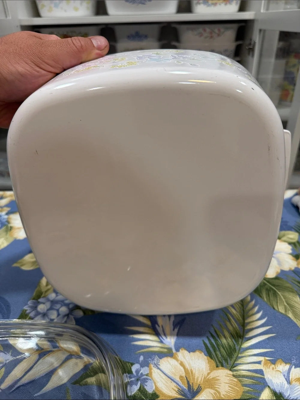 Corningware floral bouquet